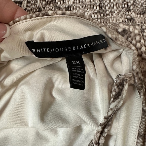 White House Black Market XS Snake Print Camisole - Picture 8 of 16